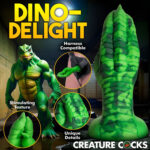 Raptor Claw Fisting Silicone Dildo - Green - Image 2