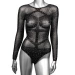 Radiance Long Sleeve Body Suit - One Size - Black - Image 4