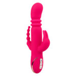 Jack Rabbit Signature Heated Silicone Triple Fantasy Rabbit - Pink - Image 6