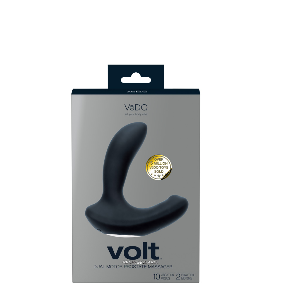 fucQ5jTGQmZ4nATEHhDJ8z8xvFMNCvt4 Volt Rechargeable Prostate Vibe - Black - Image 1