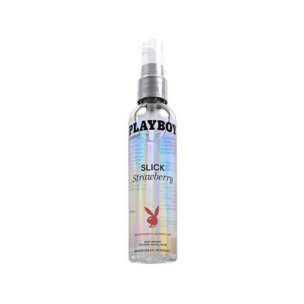g0rGDPgpvxy3k3xALhl1ppBetjGeaiHn Playboy Pleasure Slick Strawberry Flavored Lubricant 4 Oz - Image 1
