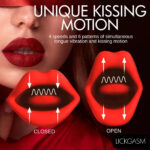 Magic Kiss Kissing Clitoral Stimulator With Thrusting Vibrator - Red - Image 5
