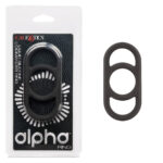 Alpha Liquid Silicone Commander Ring - Black - Image 7