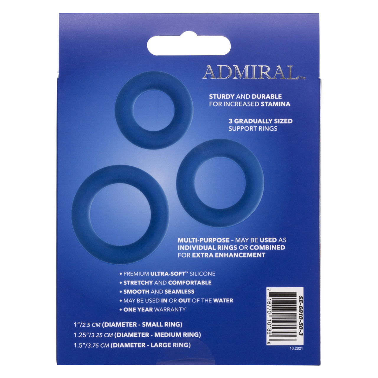 gfHRJrfJ6FdAc9zQoKjxaG9vjOhSI9US Admiral Universal Cock Ring Set - Blue - Image 1