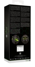 Bonded Leather Strap-on With Silicone Dildo 5.7 Inch - Glow in the Dark - Image 2