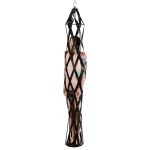 Hanging Rubber Strap Cage - Black - Image 4