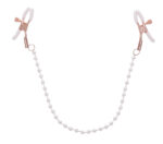 Peaches ‘N Creame Pearl Nipple Clamps - Pink - Image 4