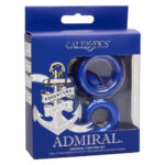 Admiral Universal Cock Ring Set - Blue - Image 2