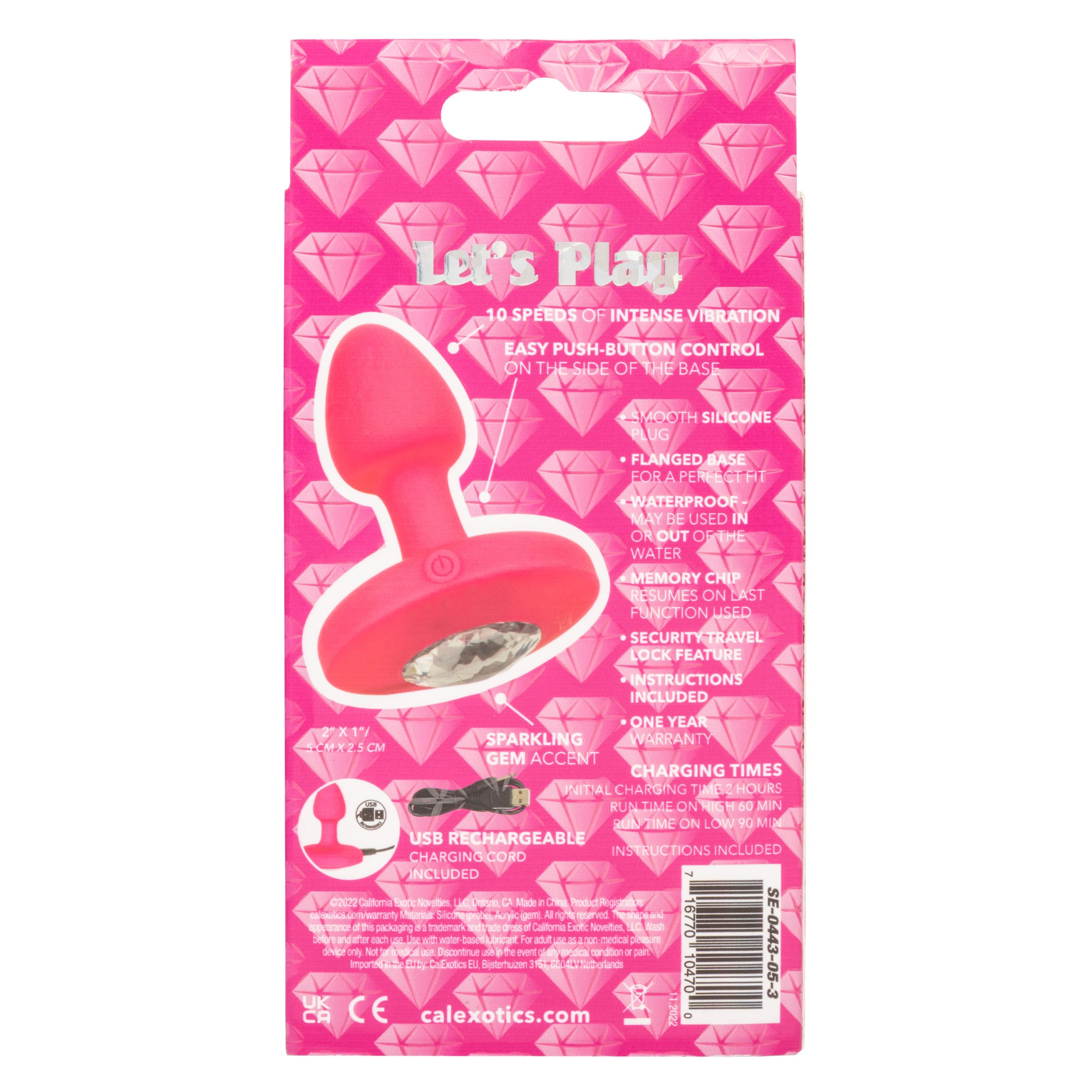 h8ixeLkZi9MAZKq5FuJeqLkBcANyZL7G Cheeky Gems - Small Rechargeable Vibrating Probe - Vibrating Probe - Pink - Image 1