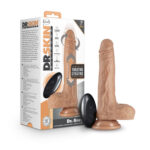 Dr. Skin Silicone - Dr. Grey - 7.0" Thrusting Dildo - Vanilla (7.5" While Thrusting) - Image 7