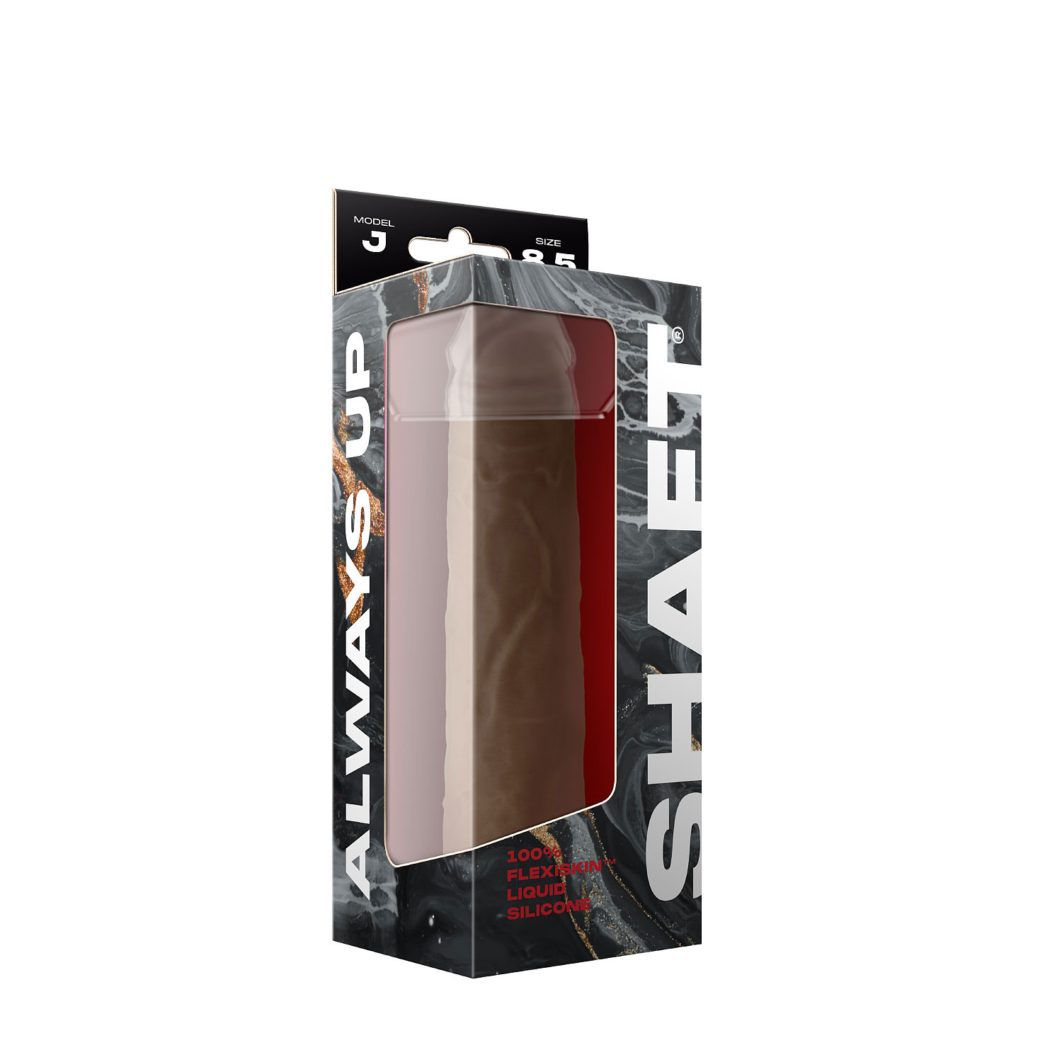 hC3vwCScJqiwQtO1pjJntvH0EJRycteK Shaft - Model J 8.5 Inch Liquid Silicone Dong - Oak - Image 1