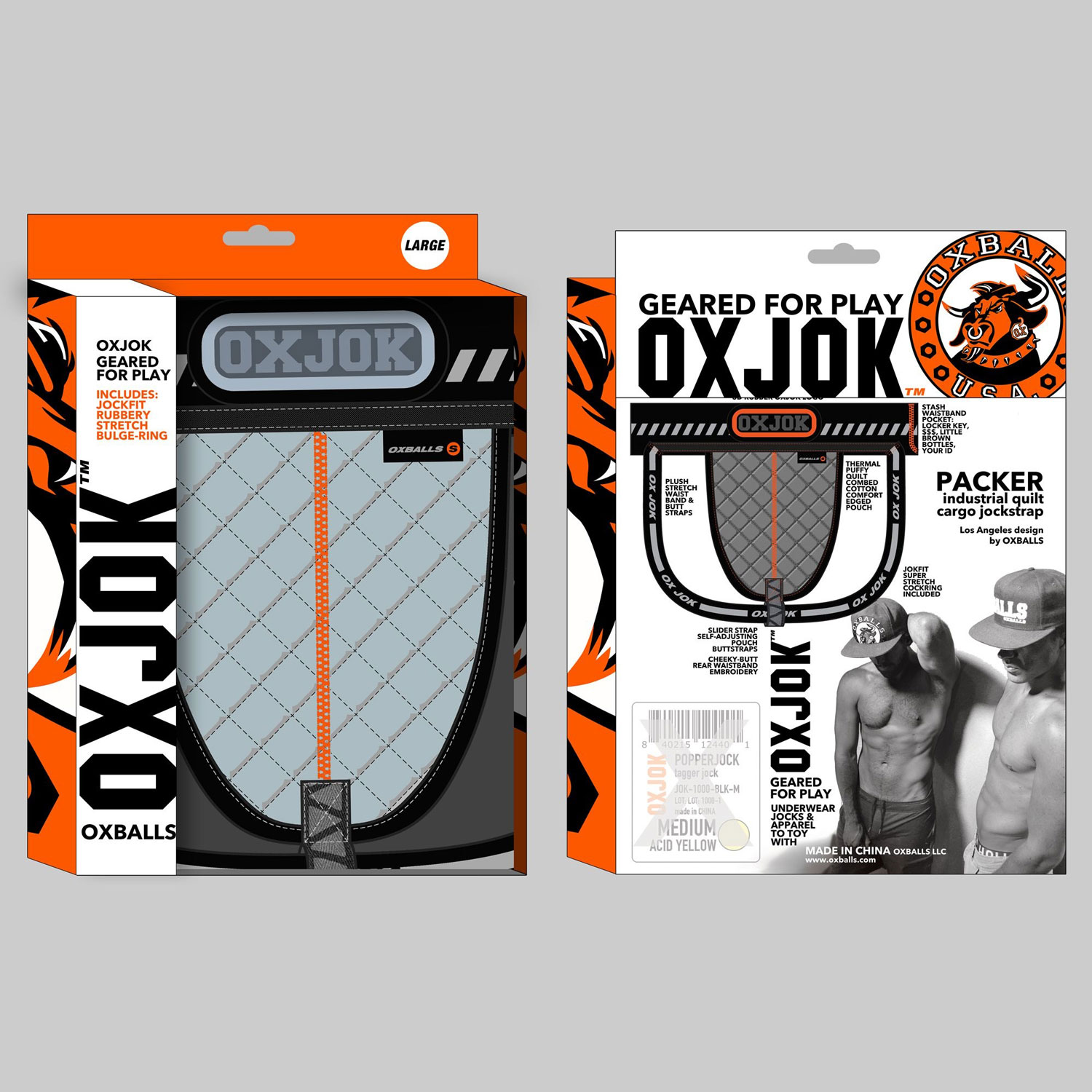 hLiBQ0R3wsCwTOaQQyo5rbFTXX9T5YoB Packer Industrial Quilted Cargo Strapjock Mist Heather Medium - Image 1