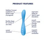 Satisfyer G-Spot Flex 4 Connect App - Multi Vibrator - Blue - Image 5