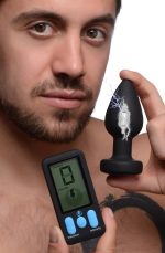E-Stim and Vibrating Anal Plug - Black - Image 8