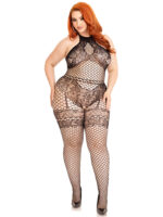 All About You Bodystocking - 1x/2x - Black - Image 2