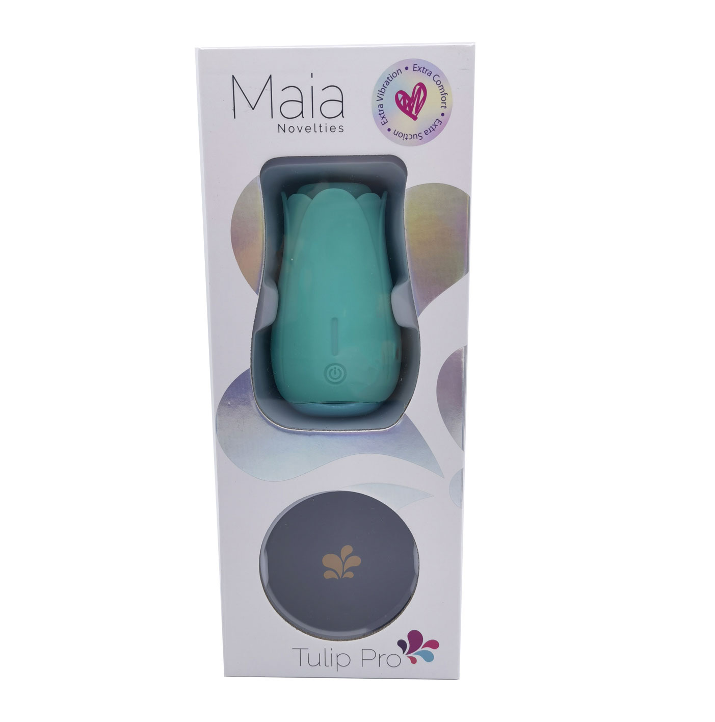 hbrjr0gEmhvt1u52dXCI5VBp8vk0tOYP Tulip Pro 15-Function Suction Vibe With Wireless Charging - Teal Blue - Image 1