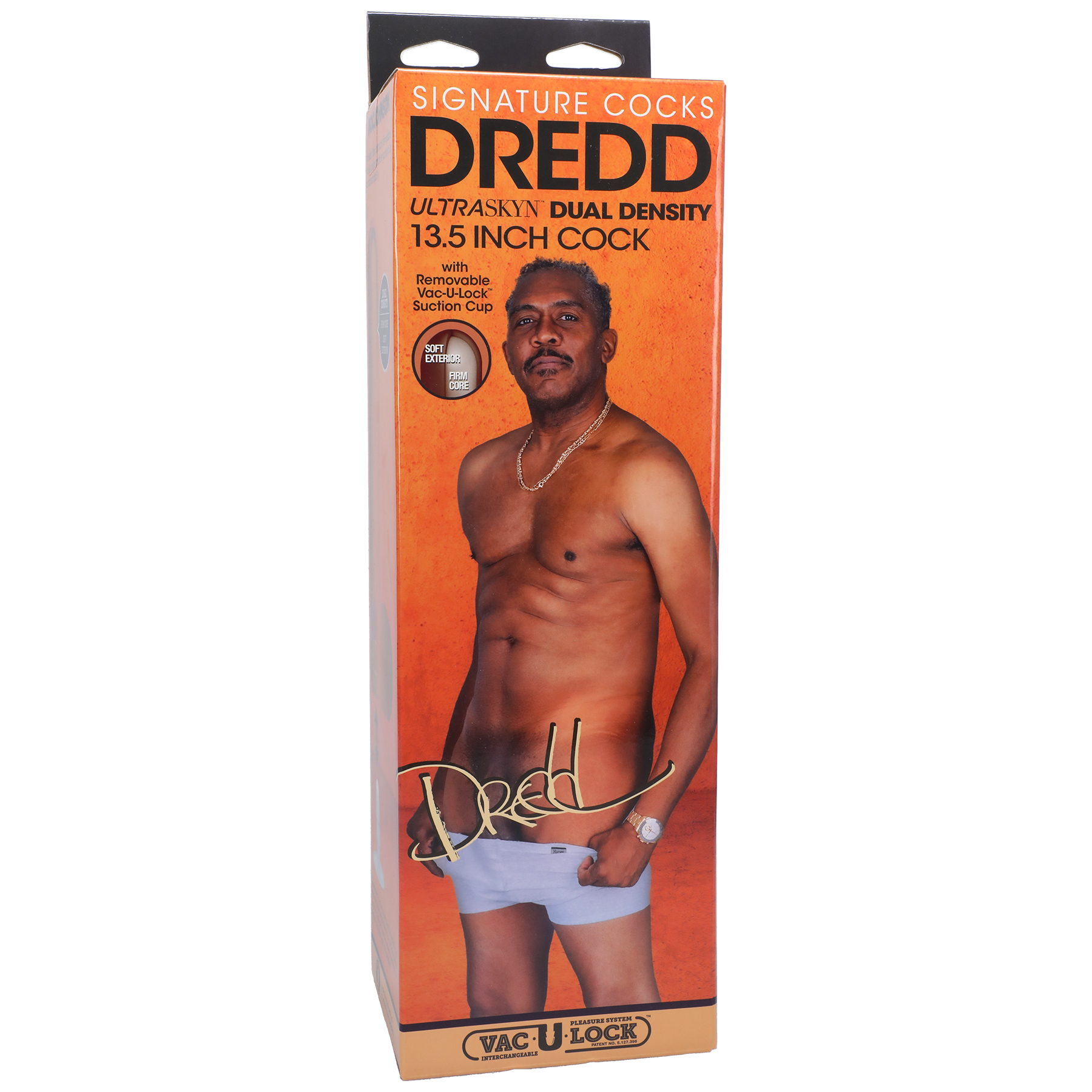 hcv2Ln8gjfxrM9NHE3acKHoaU9Y1GuYP Signature Cocks - Dredd - 13.5 Inch Ultraskyn Cock With Removable Vac-U-Lock Suction Cup - Chocolate - Image 1
