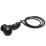Guzzler Realistic Penis Sheath With Tube - Black - Image 2