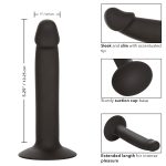 Silicone Slim Anal Stud - Black - Image 7
