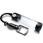 Pump Up Gauge Penis Pump With Pull Rod - Clear - Image 2