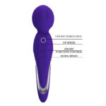 Walter Super Soft Silicone Wand - Violet - Image 6