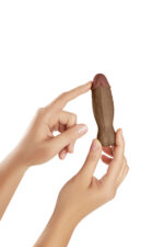 Shaft - Model B 4.3 Inch Liquid Silicone Bullet Vibrator - Oak - Image 4