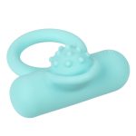 Silicone Rechargeable Nubby Lover's Delight - Blue - Image 4