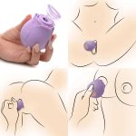 Bloomgasm Wild Rose 10x Suction Clit Stimulator - Purple - Image 7