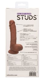 Dual Density Silicone Studs 5 Inch - Brown - Image 2