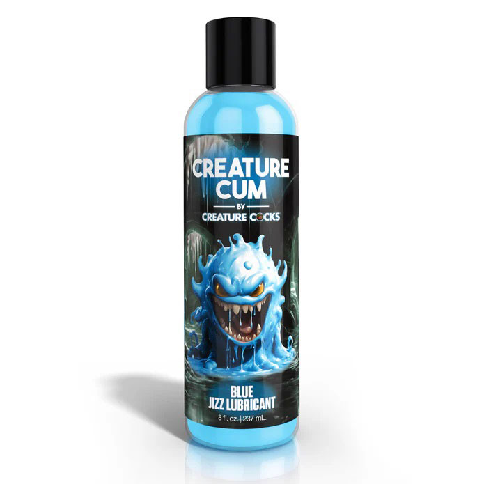 ilblA880 Creature Cum Blue Water-Based Lubricant 8oz - Image 1
