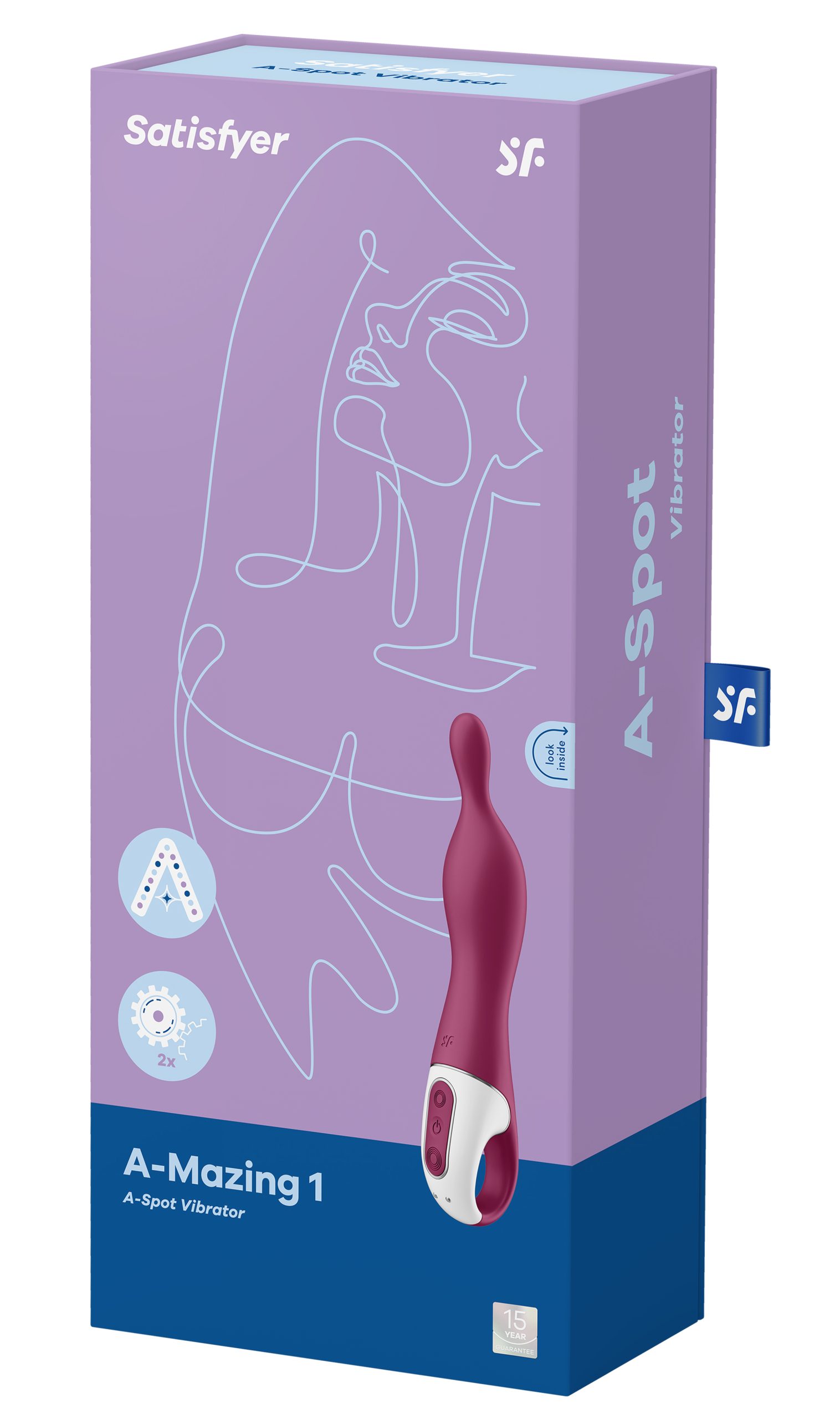 impMSoUdKIZj84E0apeHo9sK5KNjN892 A-Mazing 1 a-Spot Vibrator - Berry - Image 1