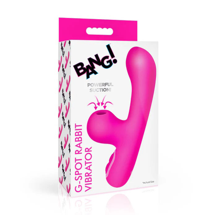 irQLfzGM G-Spot Rabbit Vibrator - Pink - Image 1