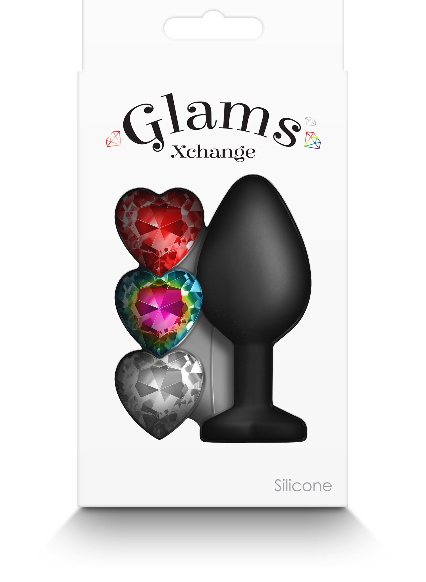 iymoyPMVBCBUU0LCCBRjy67gon3Q3gZe Glams Xchange Heart - Medium - Black - Image 1