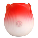 Pulsing Petals Throbbing Rose Stimulator - Red - Image 2