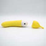 Banana Cream Air Pulse and G-Spot Vibrator - Yellow - Image 4