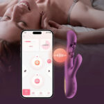 Gem - App Control G-Iggle Balls Rabbit Vibrator - Purple - Image 3