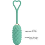 Vivian Remote Control Vibrating Egg - Turquoise - Image 5