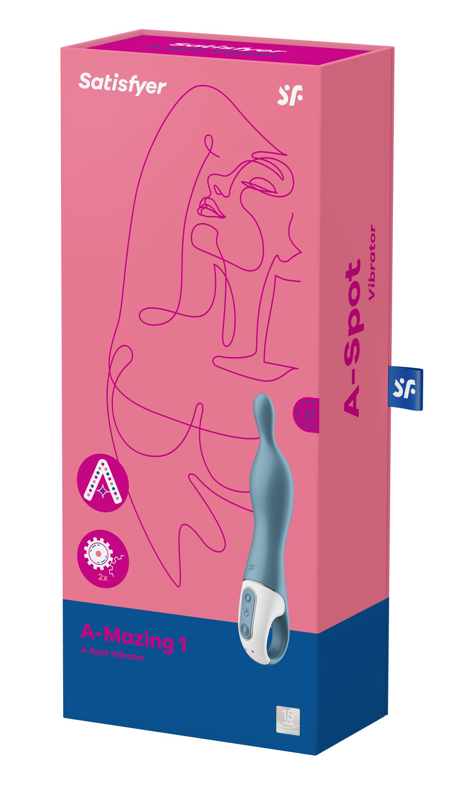 jS7MlAj1nZZqdT2ItQeNqEqrlUETOdo4 A-Mazing 1 a-Spot Vibrator - Blue - Image 1