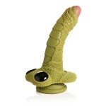Swamp Monster Green Scaly Silicone Dildo - Image 5
