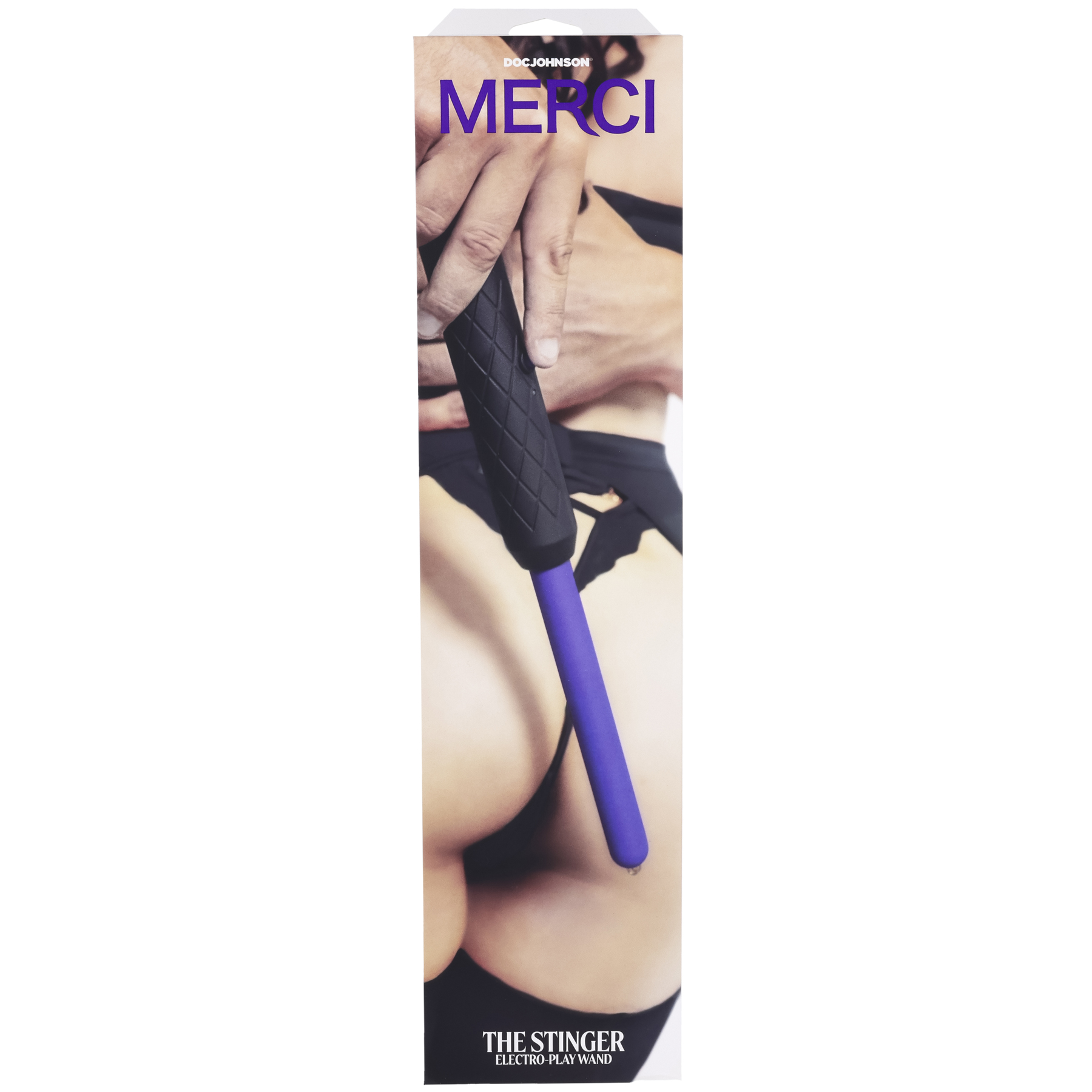 jXzhqhMI34BVvThtecMqDfphuk5YHUPK Merci - the Stinger - Electroplay Wand - Black/violet - Image 1