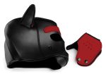Spike Neoprene Puppy Hood - Red - Image 6