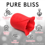 Lily Lover Sucking and Vibrating Clitoral Stimulator- Red - Image 6
