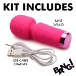 10x Mini Silicone Wand - Pink - Image 4