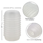 Pop Sock Ribbed - Clear - Image 6