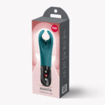 Manta Vibrating Masturbator - Bottle Green