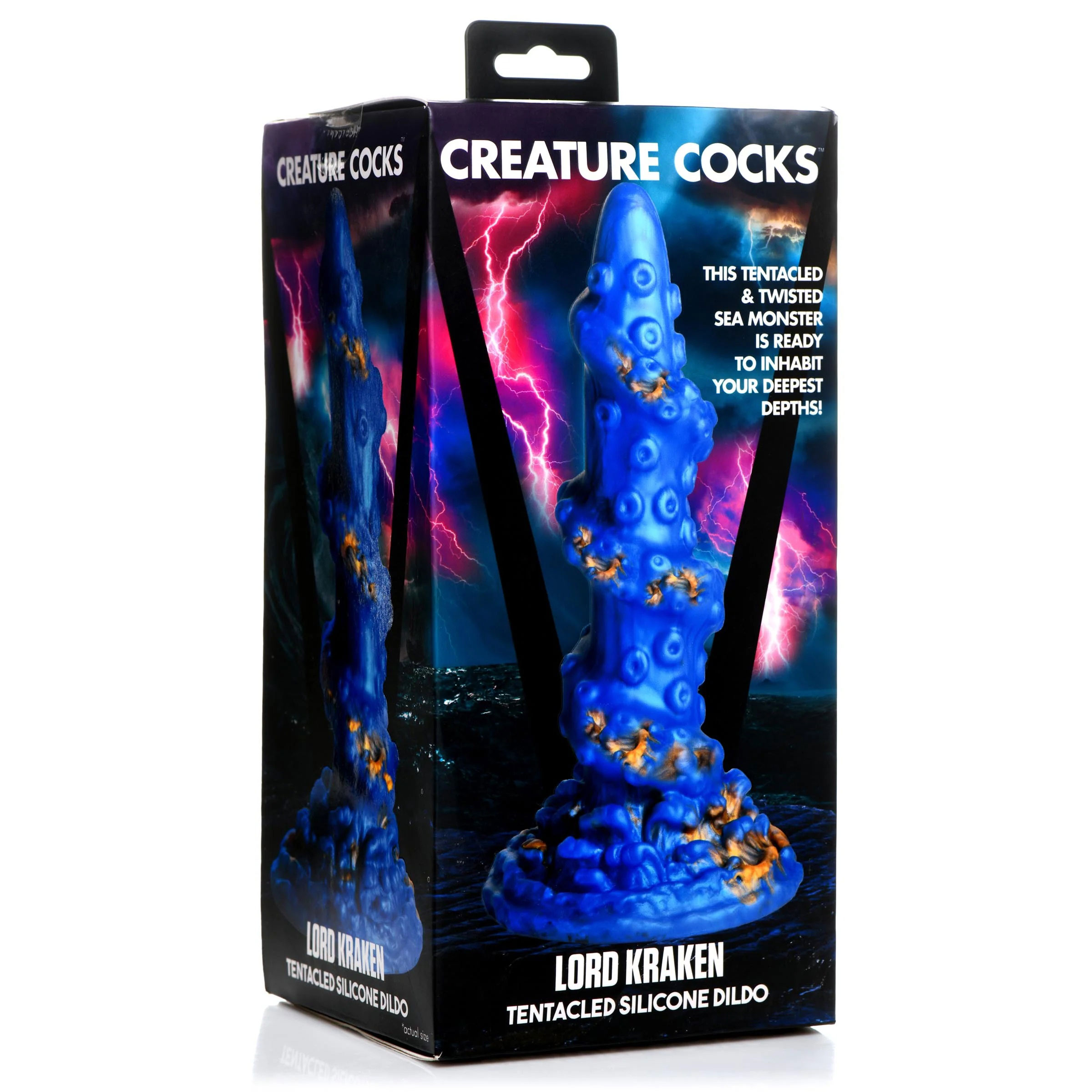 kAMWHXwG4suxBvKUVJWlRh6qK6OFyueI Lord Kraken Tentacled Silicone Dildo - Blue - Image 1