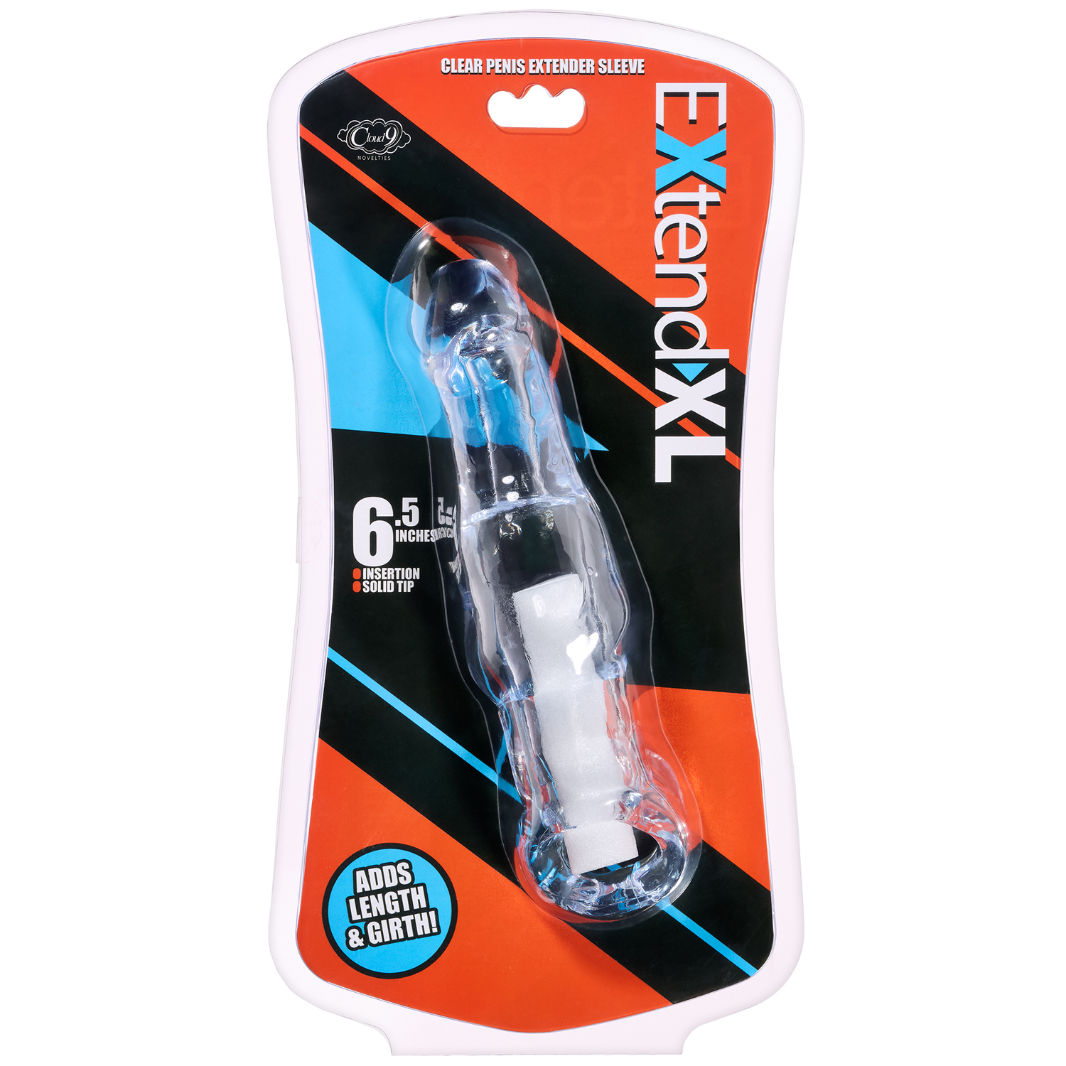 kBS2EgXDCQGw7eYc4kHN1vAbiawPIA9y Extend XL Penis Sleeve 6.5" - Clear - Image 1