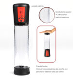 Jackson Rechargeable Penis Vacuum Pump - Orange - Image 3