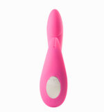 Leah USB Rechargeable Silicone 10-Function Rabbit Vibrator - Pink - Image 2