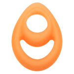 Alpha Glow-in-the-Dark Liquid Silicone Teardrop Ring - Orange - Image 4